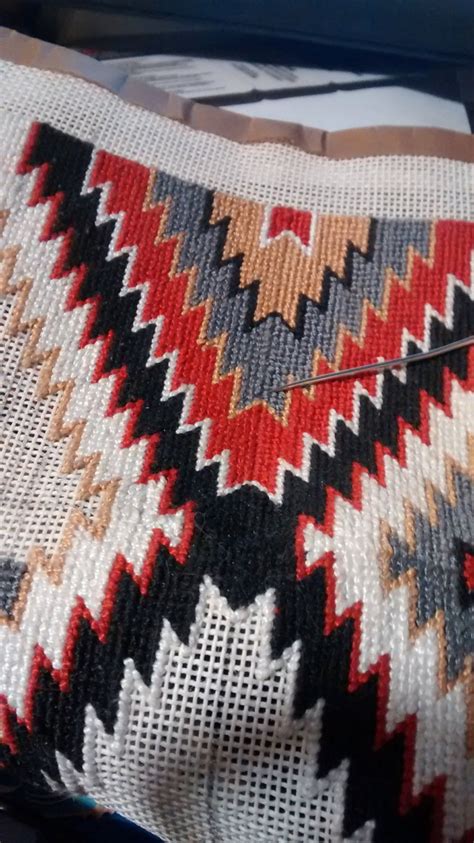 Navajo Rug 12 Cross Stitchcounted Pattern Only Bargello Patterns