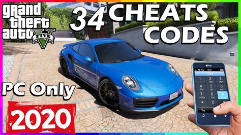 Gta 5 Cheats Codes Pc Only 2020 Youtube