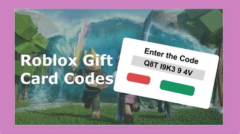 Roblox Gift Card Codes November Free Unused Code