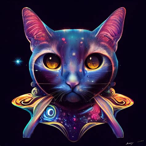 Galaxy Cat Midjourney