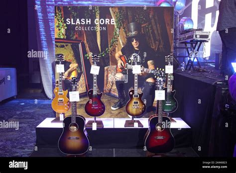 Slash Core Collection Display At The Gibson Guitars Booth During The Namm Show 2020 Media