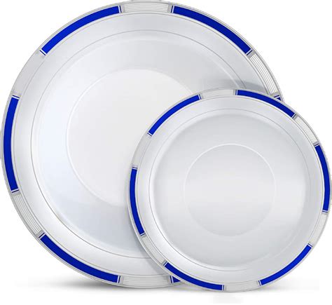 Laura Stein Designer Dinnerware Set 64 Disposable Plastic