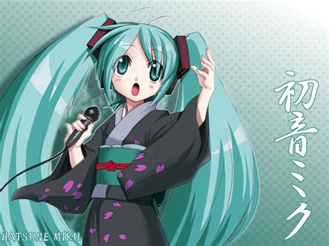 750661 Hatsune Miku Vocaloid Microphone Hair Rare Gallery Hd