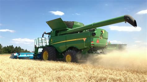 2018 Kansas Wheat Harvest Schemper Harvesting With Shelbourne Stripper