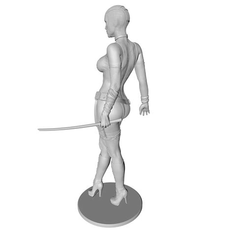 Lady Deadpool 3d Printing Model