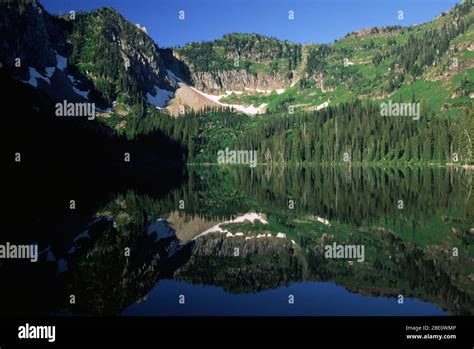 Upper Cold Lake Mission Mountains Wilderness Flathead National Forest