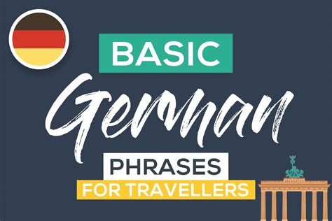 Survival German Travel Phrase Guide With Pronunciation
