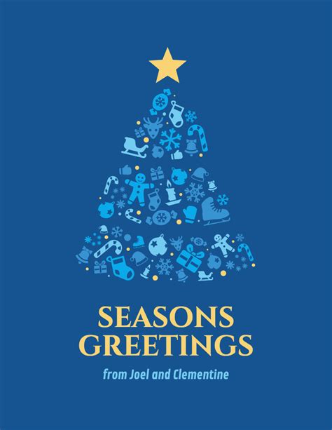 Seasons Greetings Card Venngage