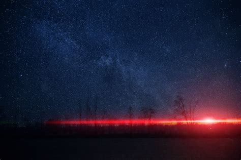 Wallpaper Sunset Night Galaxy Sky Stars Atmosphere Astronomy