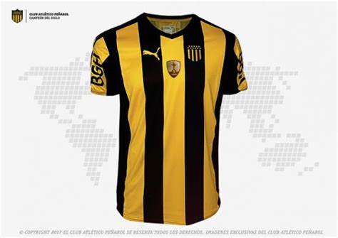 Penarol uruguay 1987/1988 match worn football shirt jersey topper #9 size xl. Peñarol 2017 Copa Libertadores PUMA Home Kit - FOOTBALL ...