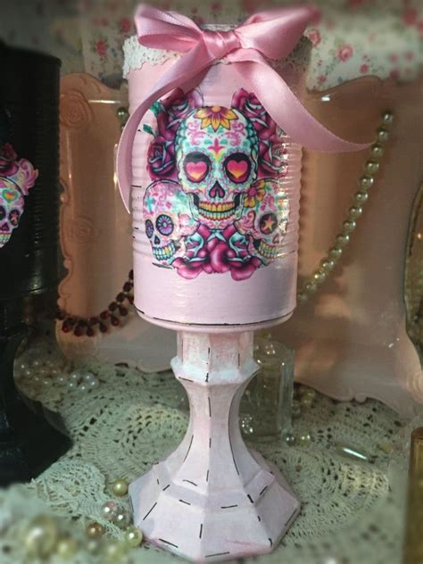 Day Of The Dead Día De Los Muerto Vase Centerpiece Home Decor Etsy