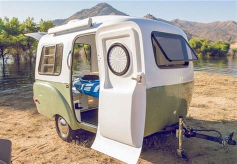 Mini Campingvogn Med Fem Værelser Happy Camper Trailer Lightweight