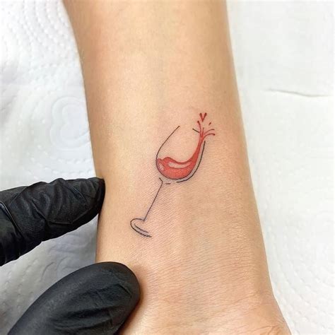 20 Wine Tattoos We Happily Raise A Glass To Bottle Tattoo Wine