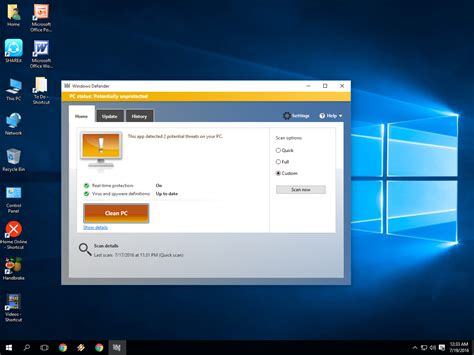 Learn New Things Windows Defender Built In Antivirus For Windows 10