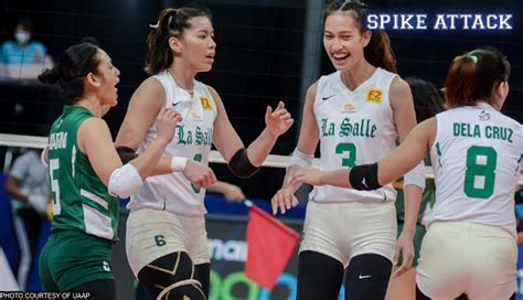 Dlsu Lady Spikers Diffuses Feu In Uaap Womens Volley