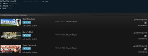 Steam Starts Downloading Updates While In Game And Ignores Throttling
