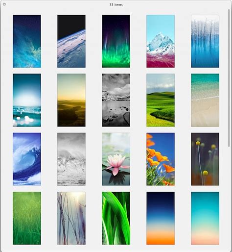 33 New Wallpapers From Ios 7 For Iphone And Ipod Touch