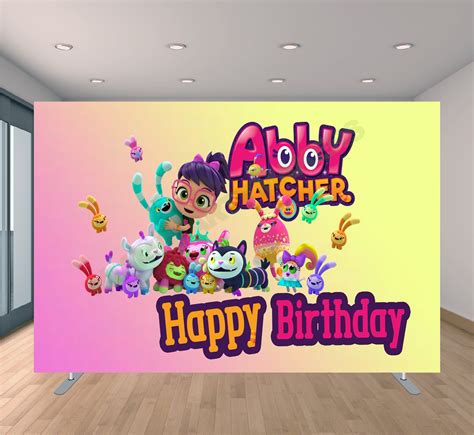 Abby Hatcher Party Decoration X Ft Backdrop Decor Birthday Party