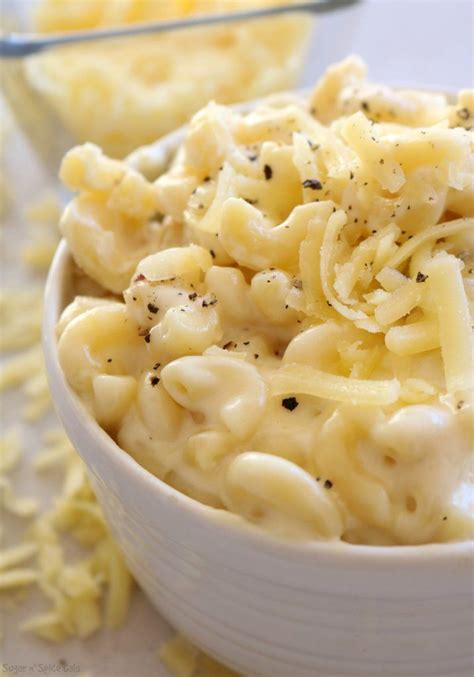 Cook until all cheese is melted, about 2 more minutes. Sharp White Cheddar Mac n' Cheese - Sugar n' Spice Gals
