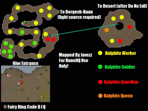 The first, she is an immense scarab beetle. Kalphite Hive Map - RuneScape Guide - RuneHQ