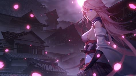 190 sakura hd wallpapers and background images. 1920x1080 Yae Sakura Benghuai Xueyuan HD Laptop Full HD ...