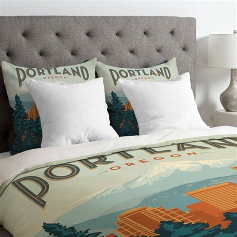 Deny Designs Anderson Design Group Lightweight Portland Duvet Cover Wayfair