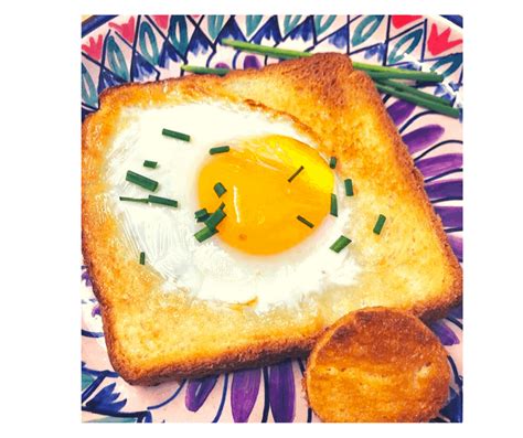Air Fryer Eggs In A Basket Fork To Spoon Recipe Air Fryer Recipes