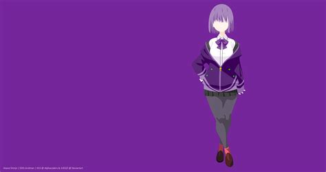 Download Skirt Purple Hair Akane Shinjou Anime Ssssgridman 8k Ultra Hd