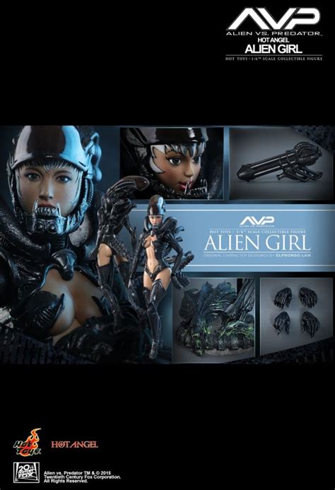 Alien Girl Aus Dem Comic Alien Vs Predator Von Hot Toys Has002 Hot