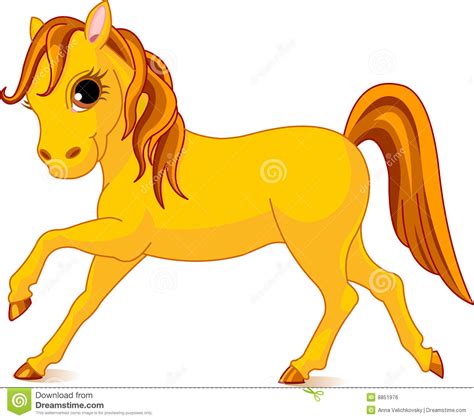 Walking Horse Stock Vector Illustration Of Cute Stallion