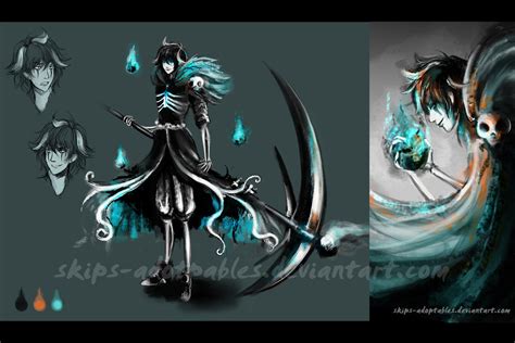 Grim Reaper Adoptable Auction Closed By Skips Adoptables On Deviantart