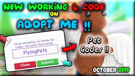 All adopt me codes 2021 ( new list ). 4 NEW CODES on ADOPT ME !! (October 2019) / Roblox - YouTube