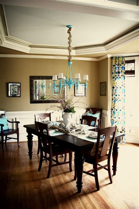 Our Unexpected Journey Decorating With Turquoise Dining Room Decor