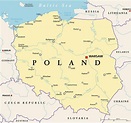 Map Poland Europe - Map Of Counties Around London