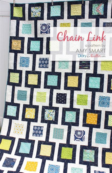 Chain Link Quilt Pattern By Amy Smart Beginner Friendly Charm Pack