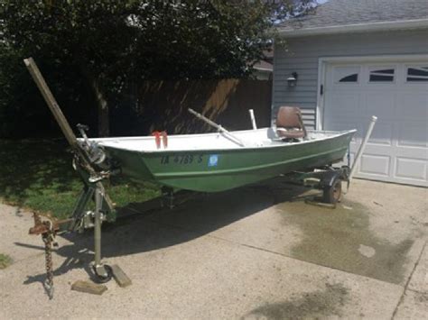 500 Obo 14 Ft Flatbottom Jon Boat W Trailer For Sale In Altoona Iowa