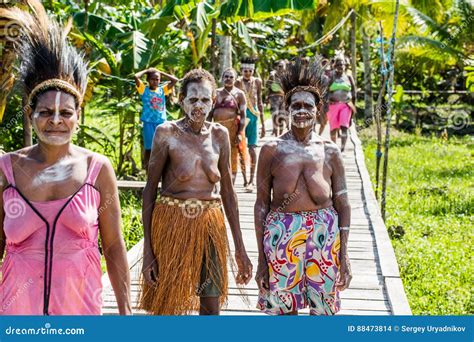 Papuan Women From Asmat Tribe Editorial Stock Image Image Of Deep
