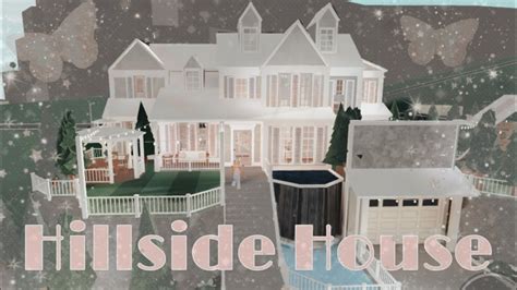 Aesthetic Hillside House Roblox Bloxburg Youtube
