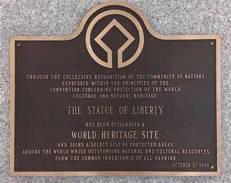 Cornerstone Of The Statue Of Liberty Pedestal Historical Marker