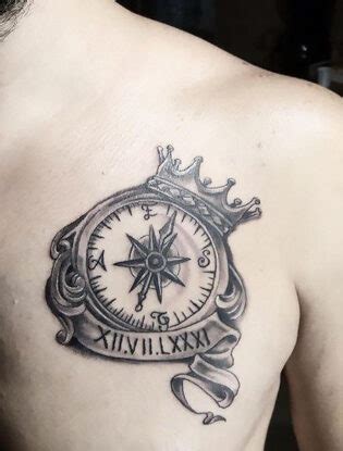 Cool Compass Tattoos For Men The Trend Spotter Sub Minimal