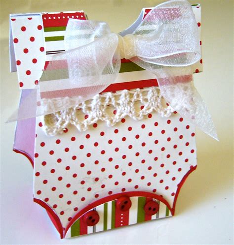 Creations By Ar Baby Onesies Box And Card Template