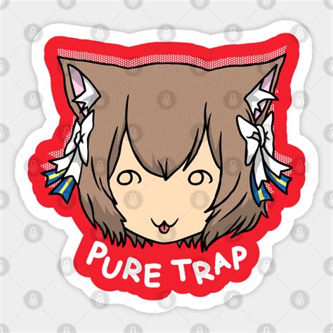 Pure Anime Trap Cute Tomgirl Anime Trap Aufkleber Teepublic De