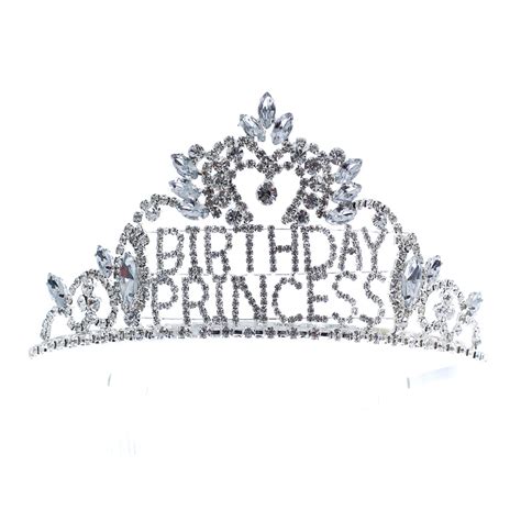 T2726 Crs Birthday Princess Rhinestone Taira Tiara Crown
