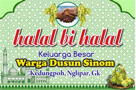 Surat undangan halal bihalal adalah sebuah surat yang di dalamnya berisi sebuah undangan untuk. 5 Contoh Banner Halal Bihalal yang Menarik