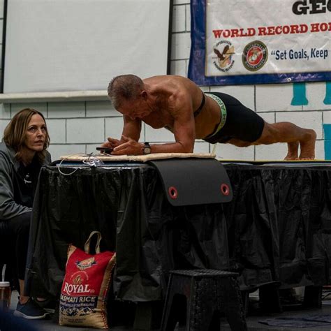 62 year old man breaks world record with 8 hour plank abc news