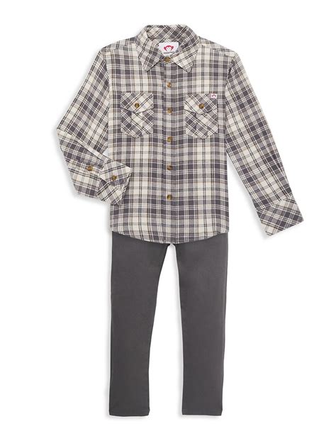 Shop Appaman Little Boys And Boys Plaid Flannel Shirt Saks Fifth Avenue