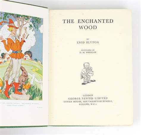 The Enchanted Wood By Blyton Enid Jonkers Rare Books