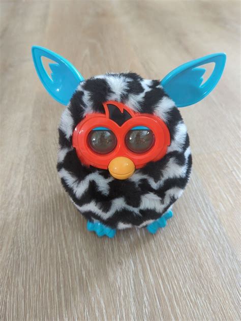 Now Free Shipping Furby 1998 Black And White Stripe Working