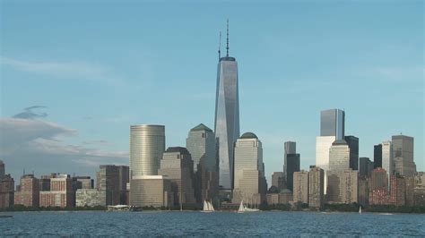 Freedom Tower And Lower Manhattan Skyline 3 Stock Video 24972157 Hd