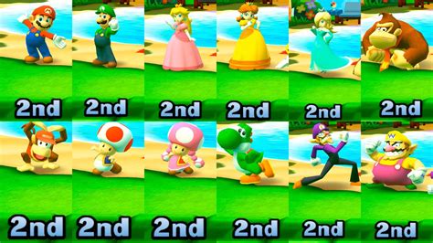 Mario Party Star Rush All Characters 2nd Animation YouTube